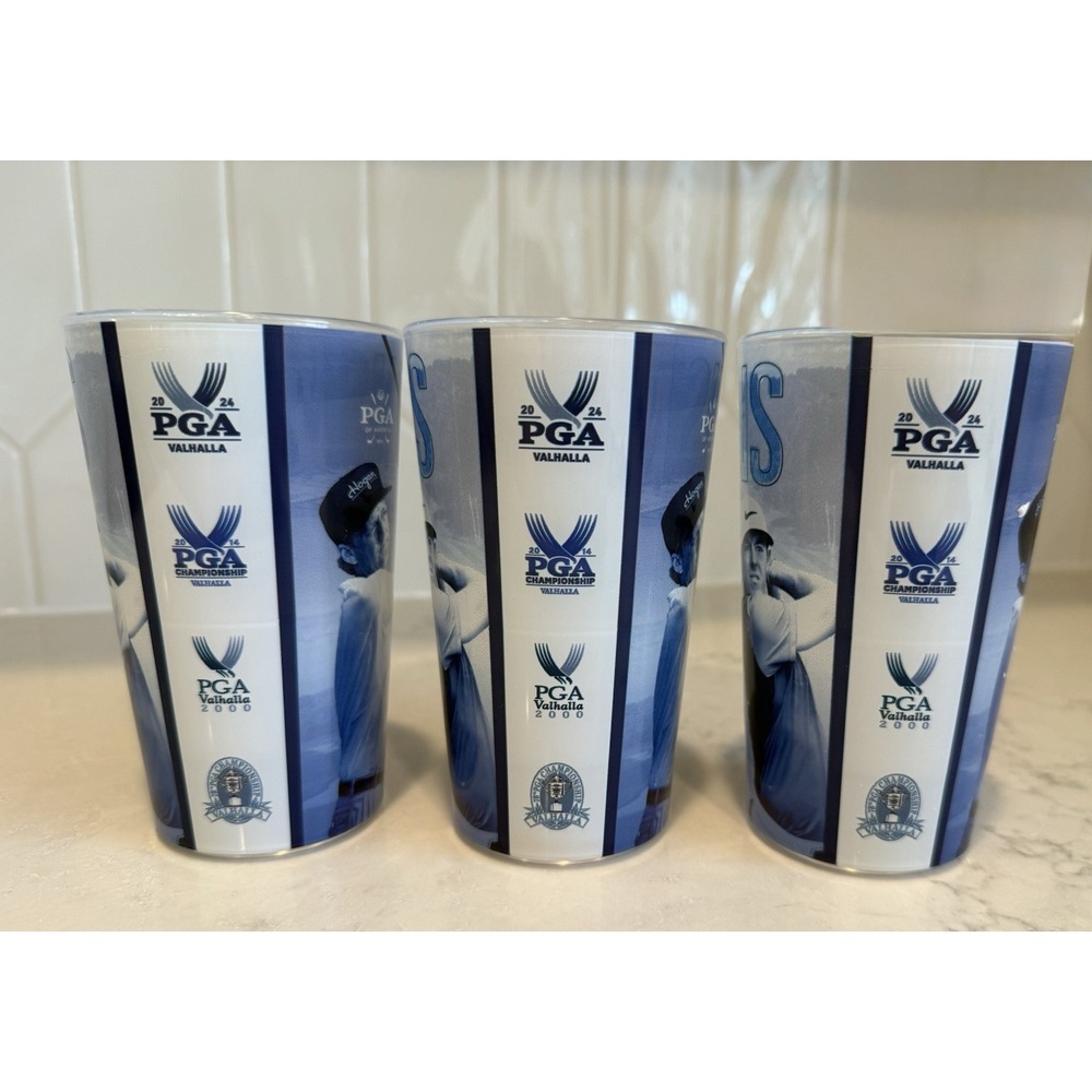 Whirley PGA‎ Champions Tumblers 1996-2014 Tiger Woods Rory Mcilroy Set Of 3 Cups - Picture 2 of 5